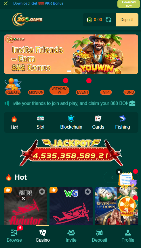 2GO Game App