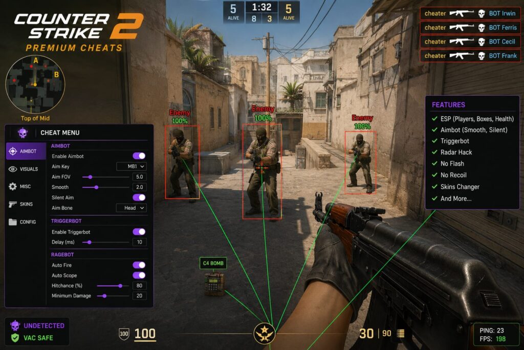 Counter strike 2 cheating